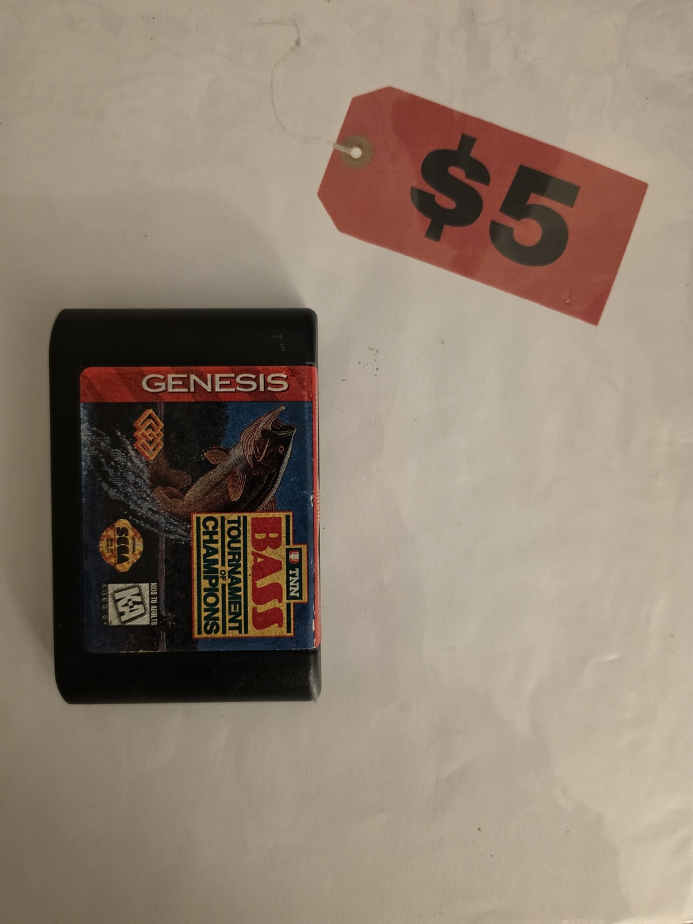 Sega Genesis TNN Bass Tournament of Champions 1993